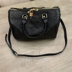 Black handbag